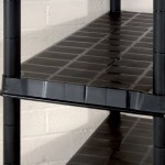 vidaXL Raft de depozitare cu 5 polițe, negru, 85x40x185 cm, plastic vidaXL Raft de depozitare cu 5 polițe, negru, 85x40x185 cm, plastic