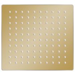 vidaXL Cap de duș tip ploaie pătrat, auriu, 20x20 cm, oțel inoxidabil vidaXL Cap de duș tip ploaie pătrat, auriu, 20x20 cm, oțel inoxidabil