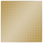 vidaXL Cap de duș tip ploaie pătrat, auriu 40 x 40 cm oțel inoxidabil vidaXL Cap de duș tip ploaie pătrat, auriu 40 x 40 cm oțel inoxidabil