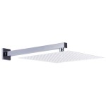 vidaXL Braț suport duș, pătrat, argintiu, 30 cm, oțel inoxidabil 201 vidaXL Braț suport duș, pătrat, argintiu, 30 cm, oțel inoxidabil 201