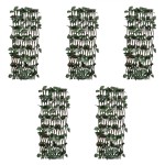 vidaXL Garduri cu zăbrele, frunze artificiale, 5 buc.,180x30cm, salcie vidaXL Garduri cu zăbrele, frunze artificiale, 5 buc.,180x30cm, salcie