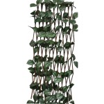 vidaXL Garduri cu zăbrele, frunze artificiale, 5 buc.,180x30cm, salcie vidaXL Garduri cu zăbrele, frunze artificiale, 5 buc.,180x30cm, salcie