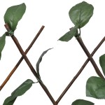 vidaXL Garduri cu zăbrele, frunze artificiale, 5 buc.,180x30cm, salcie vidaXL Garduri cu zăbrele, frunze artificiale, 5 buc.,180x30cm, salcie