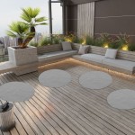 vidaXL Gazon artificial cu crampoane, gri, diam. 95 cm, rotund vidaXL Gazon artificial cu crampoane, gri, diam. 95 cm, rotund