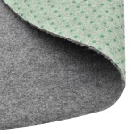 vidaXL Gazon artificial cu crampoane diam 130 cm, gri rotund vidaXL Gazon artificial cu crampoane diam 130 cm, gri rotund