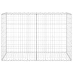 vidaXL Perete gabion cu capace, 150 x 60 x 100 cm, oțel galvanizat vidaXL Perete gabion cu capace, 150 x 60 x 100 cm, oțel galvanizat