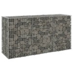 vidaXL Perete gabion cu capace, 200 x 60 x 100 cm, oțel galvanizat vidaXL Perete gabion cu capace, 200 x 60 x 100 cm, oțel galvanizat