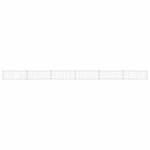 vidaXL Perete gabion cu capace, 900 x 30 x 50 cm, oțel galvanizat vidaXL Perete gabion cu capace, 900 x 30 x 50 cm, oțel galvanizat