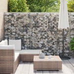 vidaXL Perete gabion cu capace, 900 x 30 x 200 cm, oțel galvanizat vidaXL Perete gabion cu capace, 900 x 30 x 200 cm, oțel galvanizat