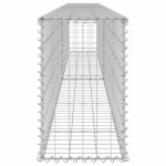 vidaXL Perete gabion cu capace, 300 x 30 x 50 cm, oțel galvanizat