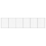 vidaXL Perete gabion cu capace, 300 x 30 x 100 cm, oțel galvanizat