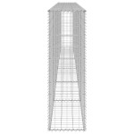 vidaXL Perete gabion cu capace, 300 x 30 x 100 cm, oțel galvanizat
