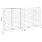 vidaXL Perete gabion cu capace, 300 x 30 x 150 cm, oțel galvanizat vidaXL Perete gabion cu capace, 300 x 30 x 150 cm, oțel galvanizat