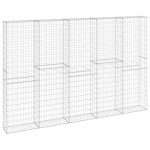 vidaXL Perete gabion cu capace, 300 x 30 x 200 cm, oțel galvanizat vidaXL Perete gabion cu capace, 300 x 30 x 200 cm, oțel galvanizat