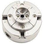 vidaXL Mandrină pentru lemn, 4 fălci conexiune M33 argintiu 96 mm oțel vidaXL Mandrină pentru lemn, 4 fălci conexiune M33 argintiu 96 mm oțel