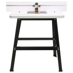vidaXL Masă router, 81x61x88 cm, oțel si MDF