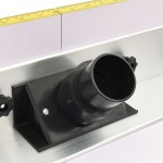 vidaXL Masă router, 81x61x88 cm, oțel si MDF