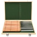 vidaXL Set de unelte de strunjire, 8 piese, HSS vidaXL Set de unelte de strunjire, 8 piese, HSS
