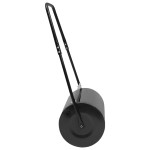 vidaXL Tăvălug de gazon, negru, 63 cm, 50 L vidaXL Tăvălug de gazon, negru, 63 cm, 50 L