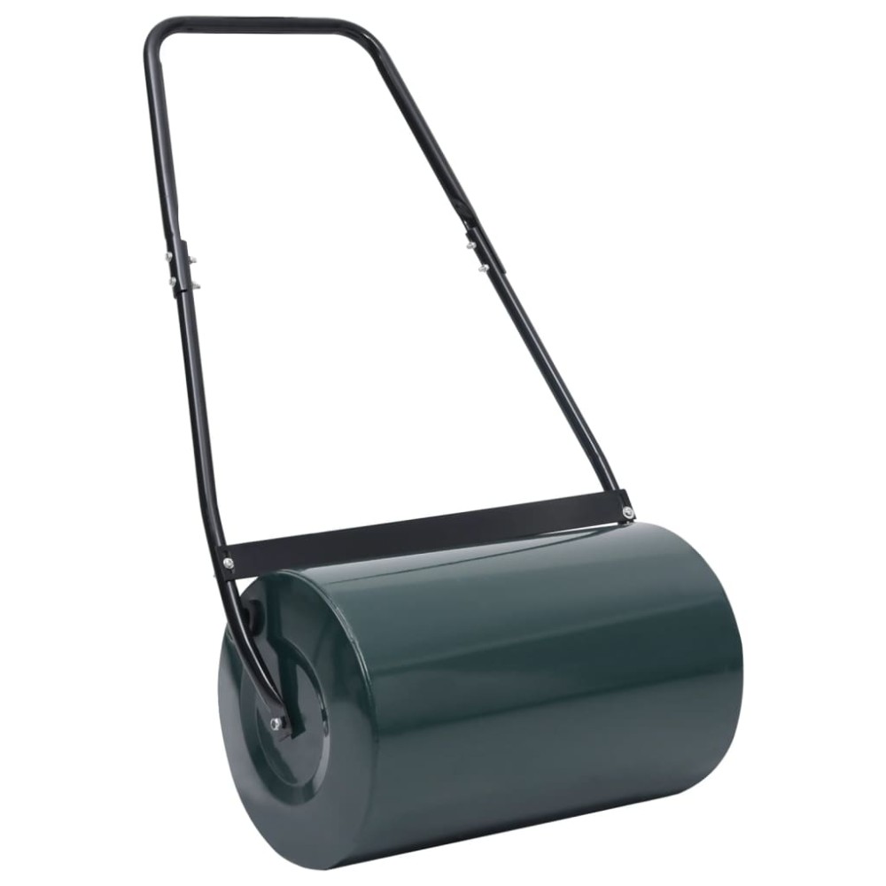 vidaXL Tăvălug de gazon, verde și negru, 63 cm, 50 L