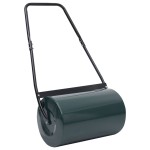 vidaXL Tăvălug de gazon, verde și negru, 63 cm, 50 L vidaXL Tăvălug de gazon, verde și negru, 63 cm, 50 L