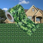 vidaXL Panou de intimitate grădină, verde, 35 x 0,19 m, PVC vidaXL Panou de intimitate grădină, verde, 35 x 0,19 m, PVC