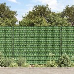 vidaXL Panou de intimitate grădină, verde, 70 x 0,19 m, PVC vidaXL Panou de intimitate grădină, verde, 70 x 0,19 m, PVC