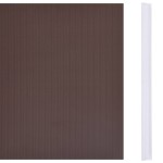 vidaXL Panou de intimitate grădină, maro, 35x0,19 m, PVC vidaXL Panou de intimitate grădină, maro, 35x0,19 m, PVC