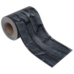 vidaXL Panou intimitate grădină, gri, 35 x 0,19 m, PVC, aspect piatră vidaXL Panou intimitate grădină, gri, 35 x 0,19 m, PVC, aspect piatră