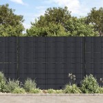 vidaXL Panouri intimitate grădină 4 buc. gri închis mat 35x0,19 m PVC vidaXL Panouri intimitate grădină 4 buc. gri închis mat 35x0,19 m PVC