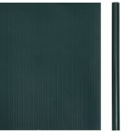 vidaXL Panou de intimitate grădină, verde mat, 35 x 0,19 m, PVC