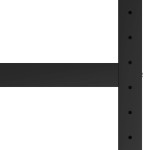 vidaXL Cadru metalic banc de lucru, 150x57x79 cm, negru și roșu vidaXL Cadru metalic banc de lucru, 150x57x79 cm, negru și roșu
