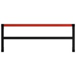 vidaXL Cadru metalic banc de lucru, 150x57x79 cm, negru și roșu vidaXL Cadru metalic banc de lucru, 150x57x79 cm, negru și roșu