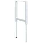 vidaXL Cadre banc lucru reglabile, 2 buc., gri, 55x(69-95,5) cm, metal vidaXL Cadre banc lucru reglabile, 2 buc., gri, 55x(69-95,5) cm, metal