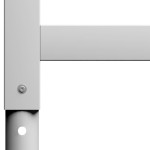 vidaXL Cadre banc lucru reglabile, 2 buc., gri, 85x(69-95,5) cm, metal vidaXL Cadre banc lucru reglabile, 2 buc., gri, 85x(69-95,5) cm, metal