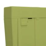 vidaXL Rezervor de toaletă cu admisie de apă pe fund, 3/6 L, măsliniu vidaXL Rezervor de toaletă cu admisie de apă pe fund, 3/6 L, măsliniu