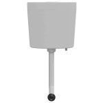 vidaXL Rezervor de toaletă cu admisie de apă pe fund, 3/6 L, gri vidaXL Rezervor de toaletă cu admisie de apă pe fund, 3/6 L, gri