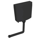vidaXL Rezervor de toaletă cu admisie de apă pe fund, 3/6 L, negru vidaXL Rezervor de toaletă cu admisie de apă pe fund, 3/6 L, negru