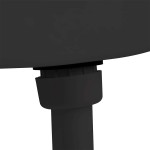 vidaXL Rezervor de toaletă cu admisie de apă pe fund, 3/6 L, negru vidaXL Rezervor de toaletă cu admisie de apă pe fund, 3/6 L, negru