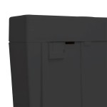 vidaXL Rezervor de toaletă cu admisie de apă pe fund, 3/6 L, negru vidaXL Rezervor de toaletă cu admisie de apă pe fund, 3/6 L, negru