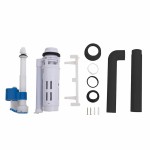 vidaXL Rezervor de toaletă cu admisie de apă pe fund, 3/6 L, negru vidaXL Rezervor de toaletă cu admisie de apă pe fund, 3/6 L, negru