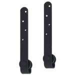 vidaXL Set glisare ușă mini pentru dulap, oțel carbon, 183 cm vidaXL Set glisare ușă mini pentru dulap, oțel carbon, 183 cm