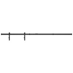 vidaXL Set glisare ușă mini pentru dulap, oțel carbon, 200 cm vidaXL Set glisare ușă mini pentru dulap, oțel carbon, 200 cm