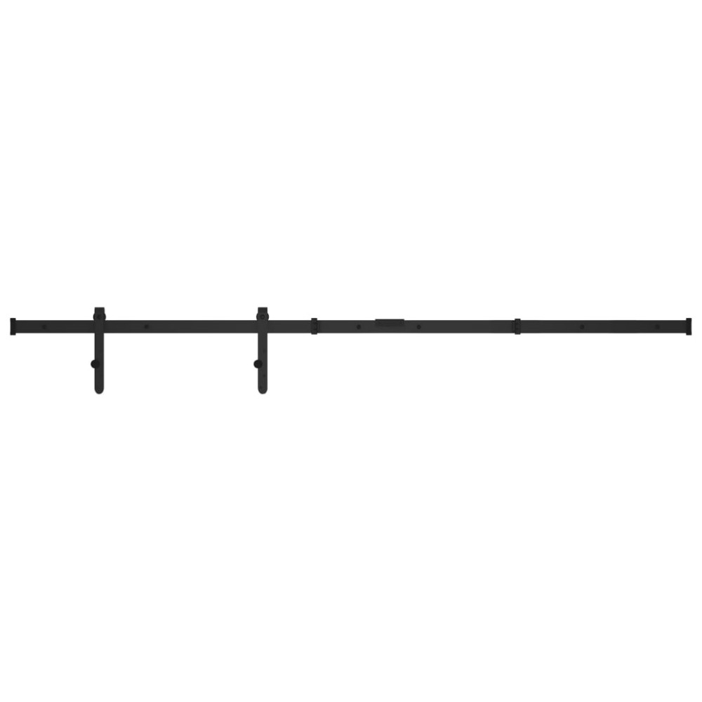 vidaXL Set glisare ușă mini pentru dulap, oțel carbon, 122 cm