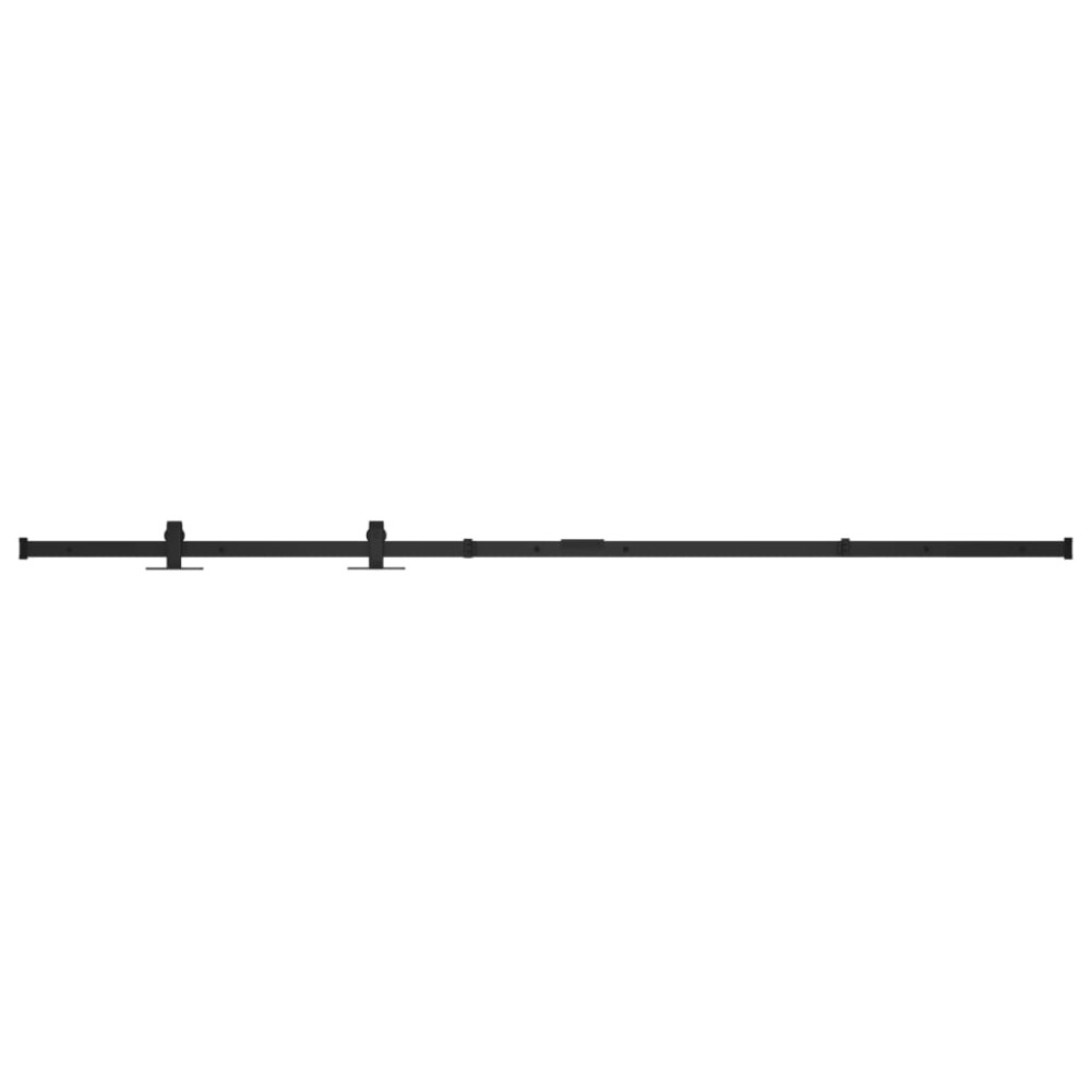 vidaXL Set glisare ușă mini pentru dulap, oțel carbon, 122 cm