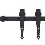 vidaXL Set glisare ușă mini pentru dulap, oțel carbon, 183 cm vidaXL Set glisare ușă mini pentru dulap, oțel carbon, 183 cm