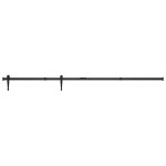 vidaXL Set glisare ușă mini pentru dulap, oțel carbon, 200 cm vidaXL Set glisare ușă mini pentru dulap, oțel carbon, 200 cm