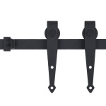 vidaXL Set glisare ușă mini pentru dulap, oțel carbon, 200 cm vidaXL Set glisare ușă mini pentru dulap, oțel carbon, 200 cm