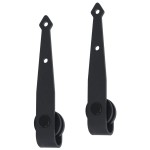vidaXL Set glisare ușă mini pentru dulap, oțel carbon, 152 cm vidaXL Set glisare ușă mini pentru dulap, oțel carbon, 152 cm
