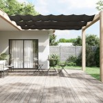 vidaXL Copertină verticală, antracit, 60x600 cm, țesătură Oxford